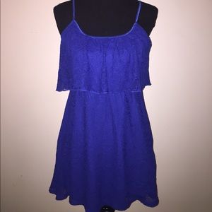 Royal Blue Fall Dress